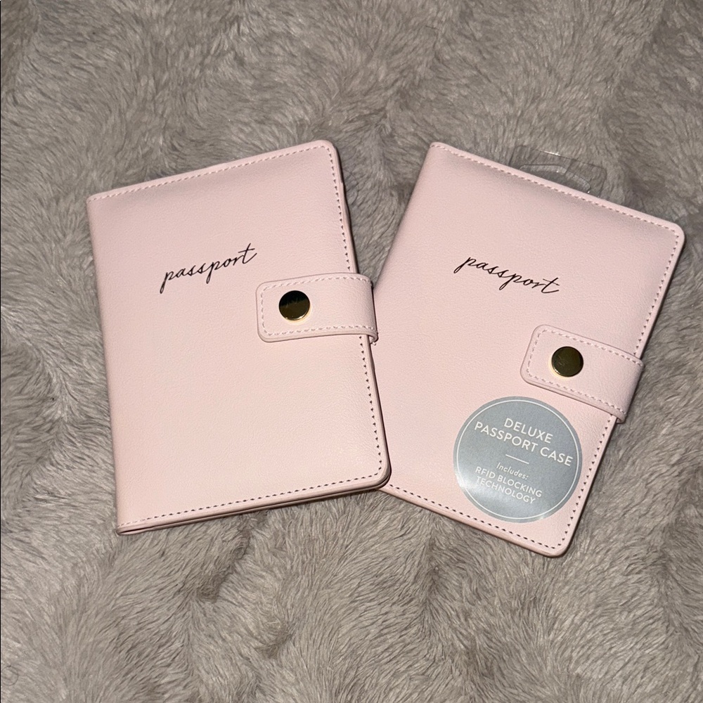 Eccolo Light Pink Passport Holder